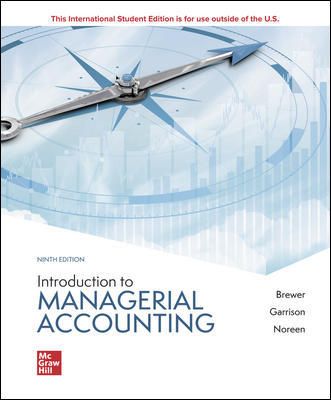 Introduction to Managerial Accounting (ISE eBook Online Access)